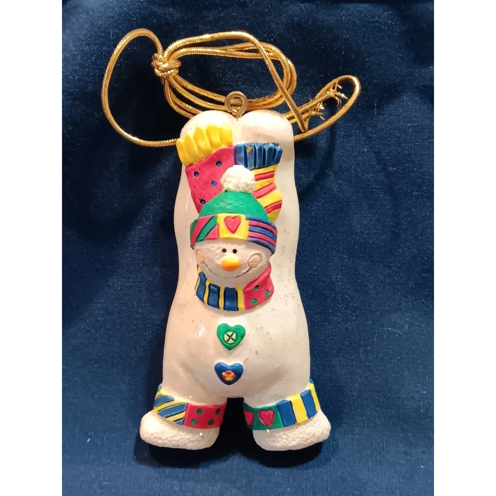 Avon‎ Snowman Holiday Package Topper Ornament Gift Collection 1998